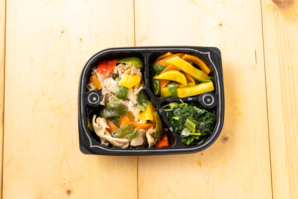 石見ポークと野菜のオイスターソース炒めセット